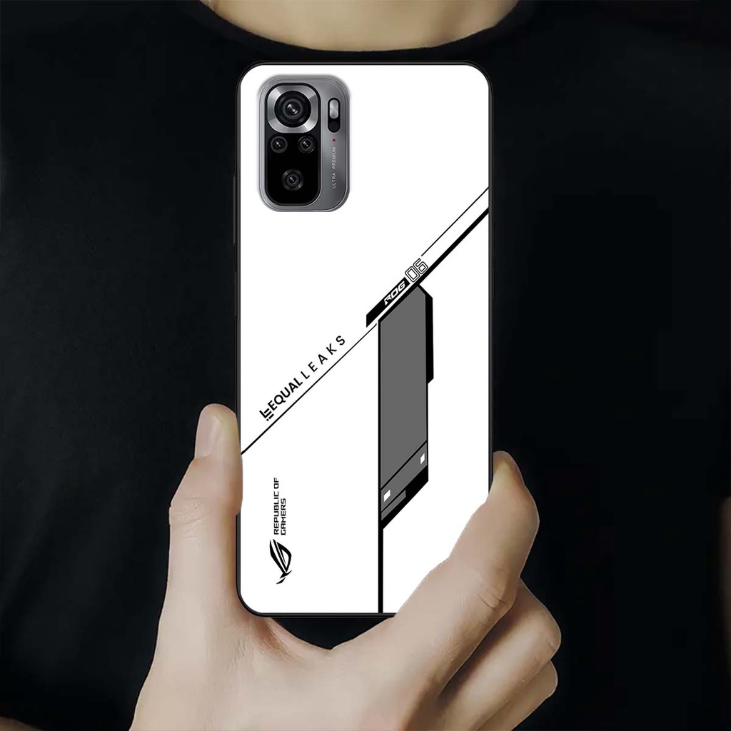 Ốp lưng điện thoại Xiaomi Redmi Note 10S - Republic of Gamers, chất liệu kính cường lực