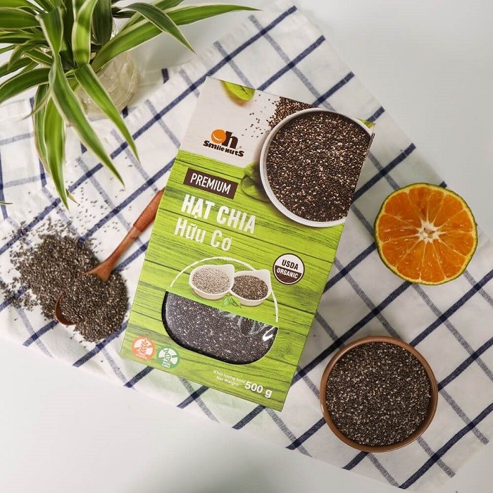 [DATE 2024]Hạt Chia Đen Hữu Cơ 500g Vùng Nam Mỹ Peru giúp cải thiện sức khỏe và thể lực lẫn trí lực