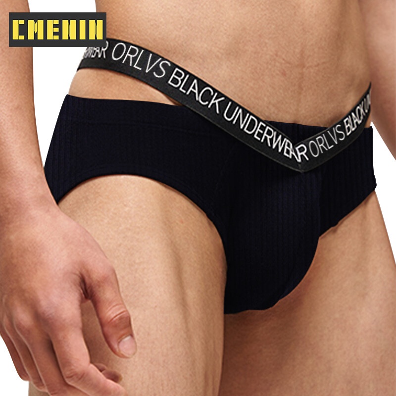 CMENIN ORLVS (1 Pieces) Fashion Comfortable Cotton Sexy Underwear Men Jockstrap Briefs U Pouch Men Underpants Male Panties Mens Ins Style OR6251