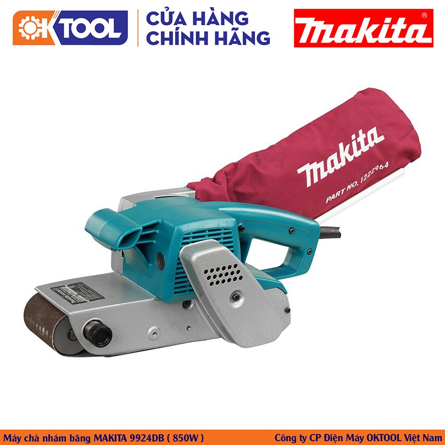 [Hàng Chính Hãng] Máy Chà Nhám Băng Makita 9924DB (850W)