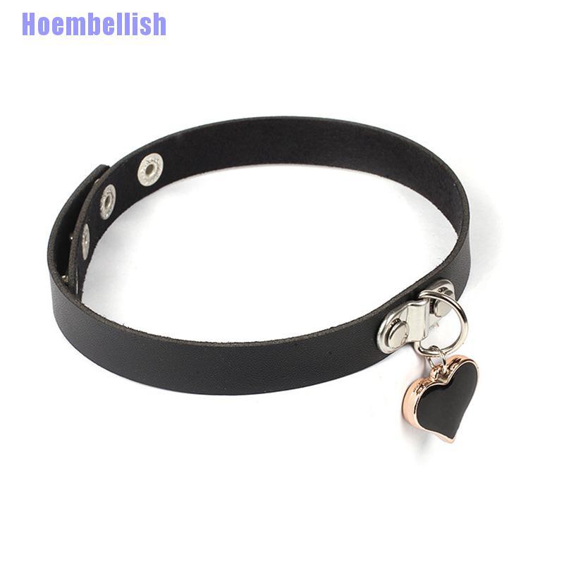 Vòng Cổ Choker Da Pu Đính Đinh Tán Cá Tính