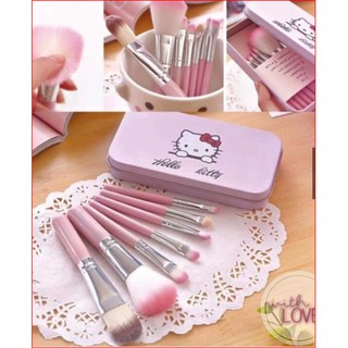 Bộ cọ trang điểm Kitty 7 cây hộp thiết