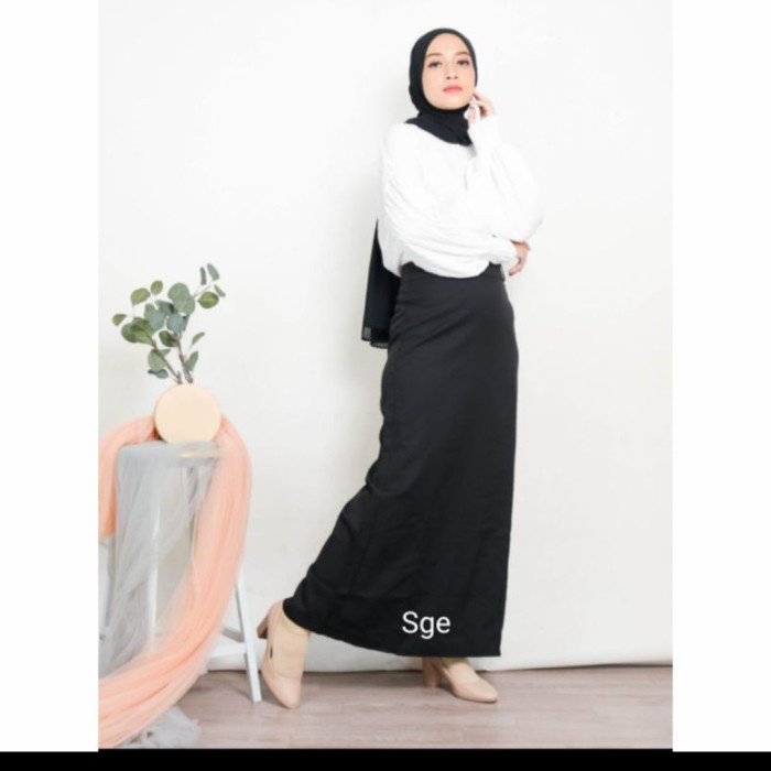 Chân Váy Dài Chữ A Màu Đen Size L4 Thời Trang Công Sở Thanh Lịch Cho Nữ