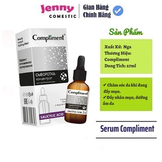 [ CHÍNH HÃNG] Serum Compliment 2% BHA và Serum Compliment Vitamin C 20%_Da sạch mịn_ Đón Hè vui!