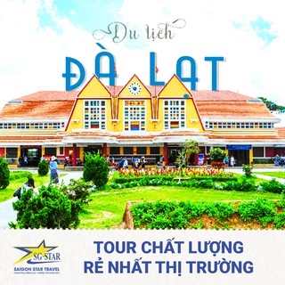 Tour DU LỊCH ĐÀ LẠT 2N2Đ - XE GIƯỜNG NẰM CAO CẤP - CAFE ĐÀ LẠT VIEW - CHÙA LINH PHƯỚC - THÁC VOI