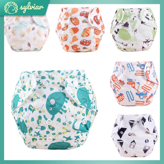 Quần Tã Bằng Vải Dệt Kim Chống Thấm Nước Cho Bé