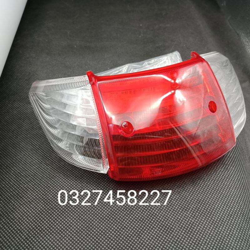 Bộ 3 ốp, chụp võ đèn hậu xe WAVE Alpha , ZX đời đầu zin honda