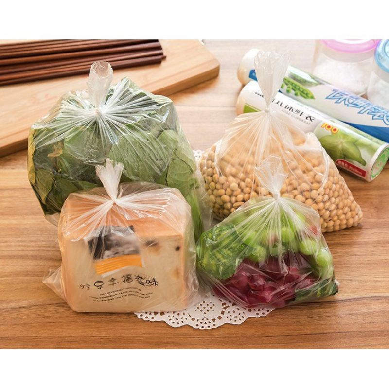 Cuộn 50 túi đựng thực phẩm sinh học tự hủy thân thiện với môi trường