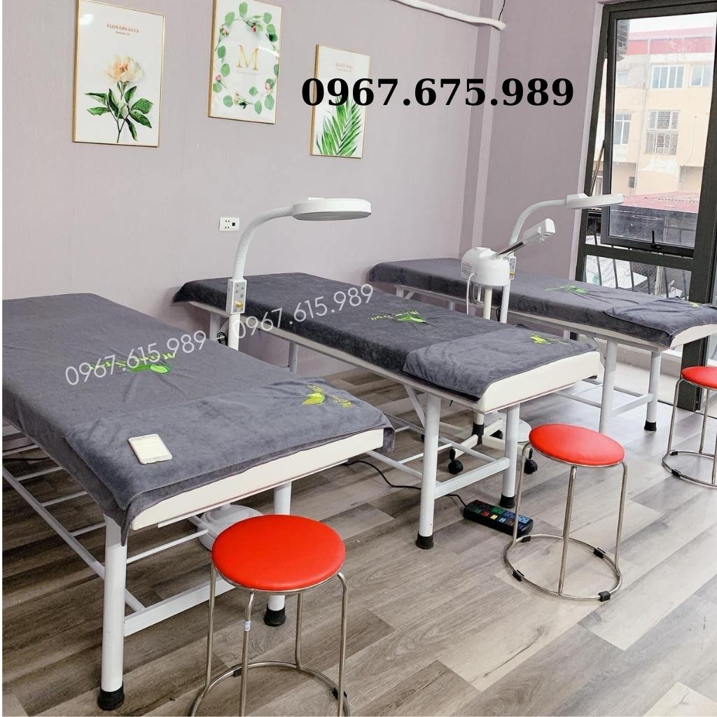 Khăn trải giường spa CHUẨN LOẠI 1 KT 90*1m9 dày, mềm mịn - có nhận thêu