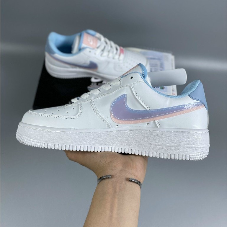 Giày Sneaker Air Force 1 Low LV8 Double Swoosh Light Armory Blue , Giày thể thao nữ af1 Xanh Hồng | BigBuy360 - bigbuy360.vn