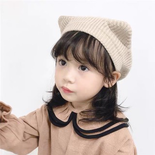 Mũ len cute cho bé gái