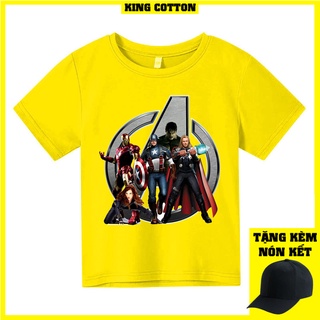 Áo thun trẻ em biệt đội báo thù Có size người lớn, King Cotton