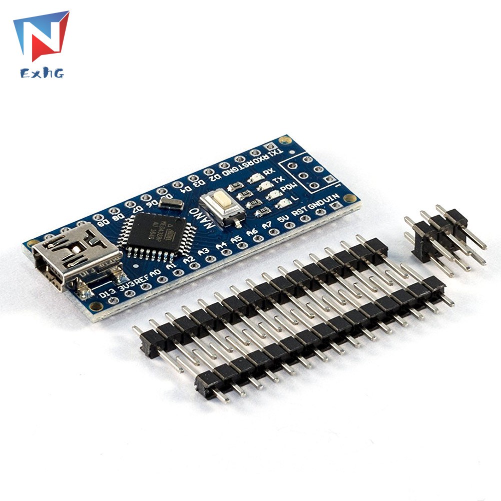 ExhG❤❤❤High quality Nano V3 ATmega328/CH340G Module Micro USB Pin Headers Compatible for Arduino Nano V3.0 @VN