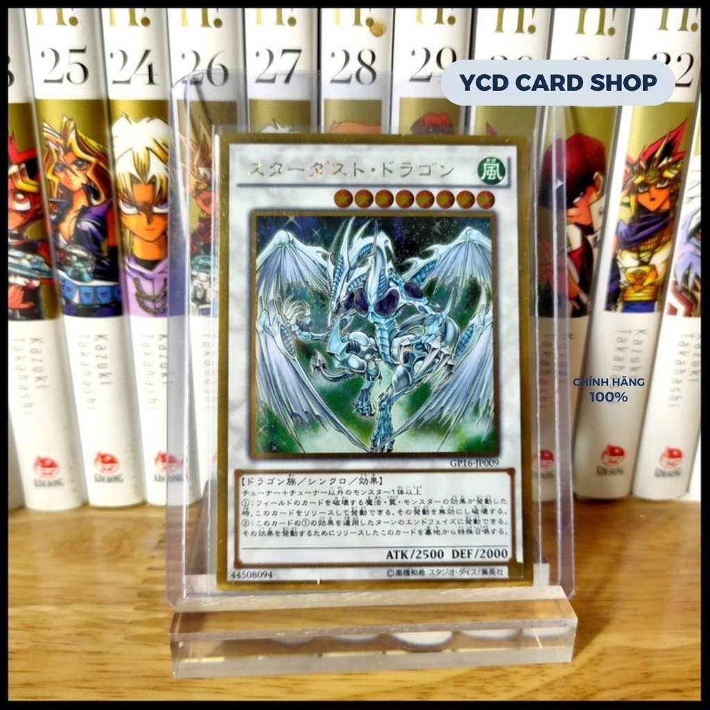 Thẻ bài yugioh chính hãng  Stardust Dragon  - Gold rare