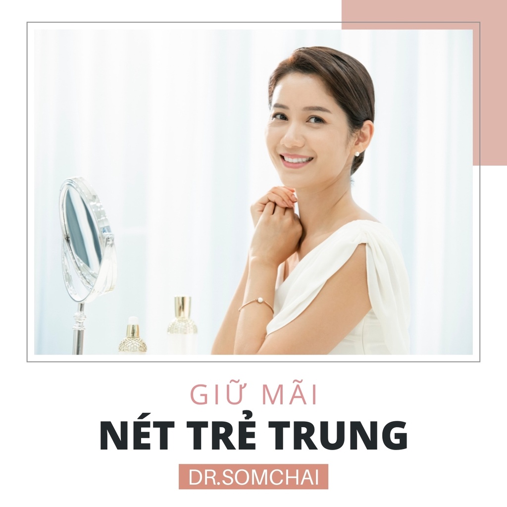 Kem dưỡng trắng da DR.SOMCHAI BEAUTY giúp phục hồi và trẻ hóa làn da.