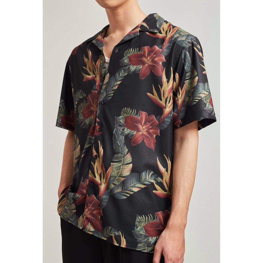 Áo Sơ Mi Ngắn Tay Nam Họa Tiết HIGHWAY MENSWEAR Tomas Cuban Shirt | BigBuy360 - bigbuy360.vn