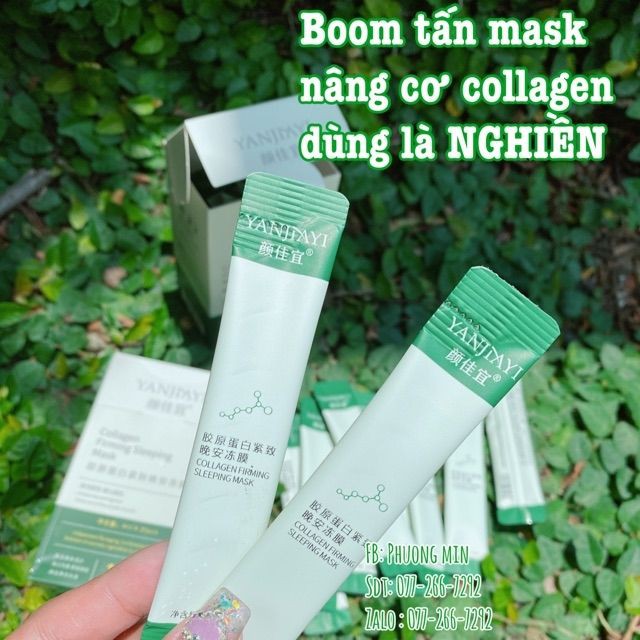 Mặt Nạ Ngủ Dạng Thạch Collagen Firming Sleeping Mask - Lẻ 1 gói