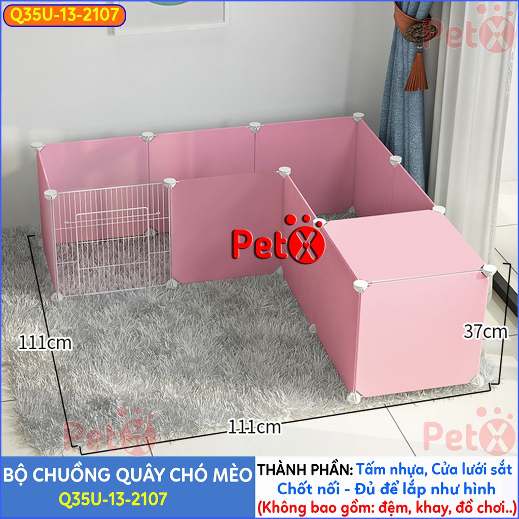 Quây chuồng chó mèo lắp ghép nuôi thú cưng sơn tĩnh điện giá rẻ-14