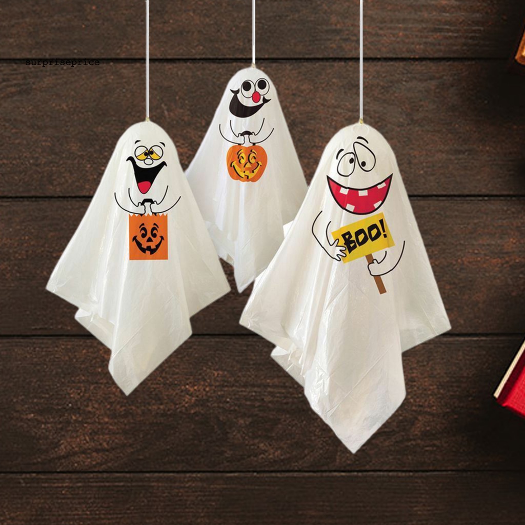 Đạo Cụ Treo Trang Trí Halloween Hình Con Ma Dễ Thương
