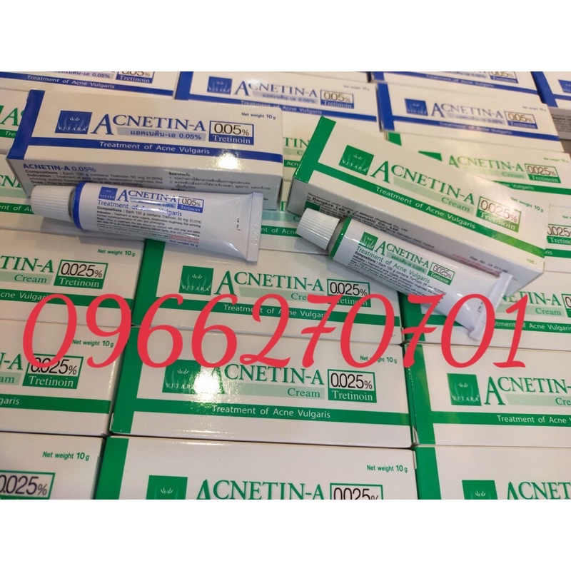 ACNETIN TRETIONIN ( SỈ IB) KEM BÔI MỤN THÁI LAN date mới