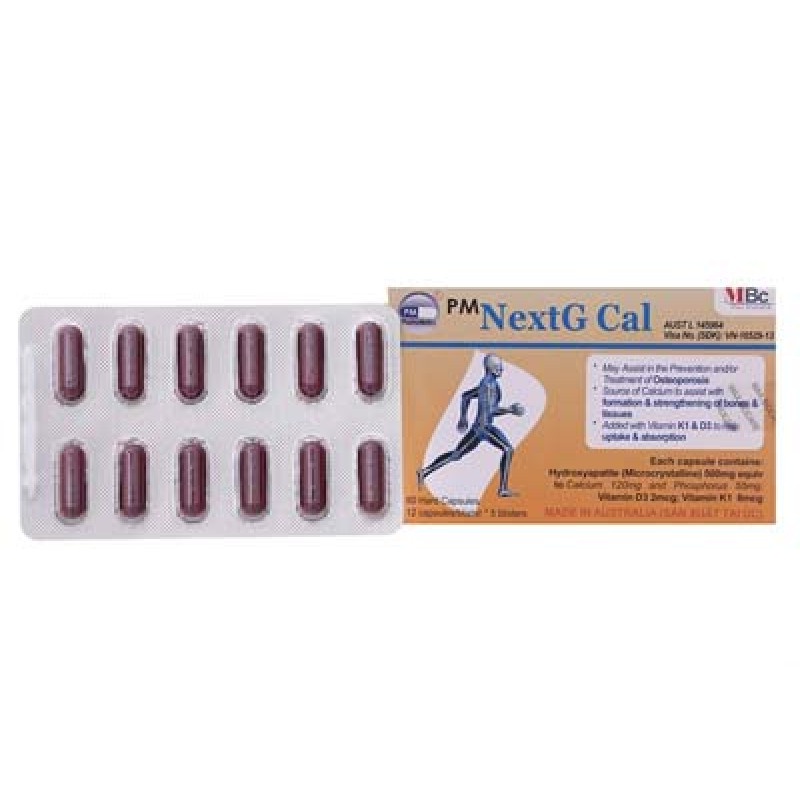 Canxi hữu cơ NextG Cal - Bổ sung canxi cho bà bầu và người thiếu hụt