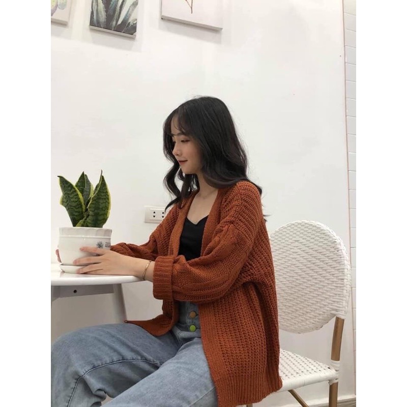 Áo cardigan len