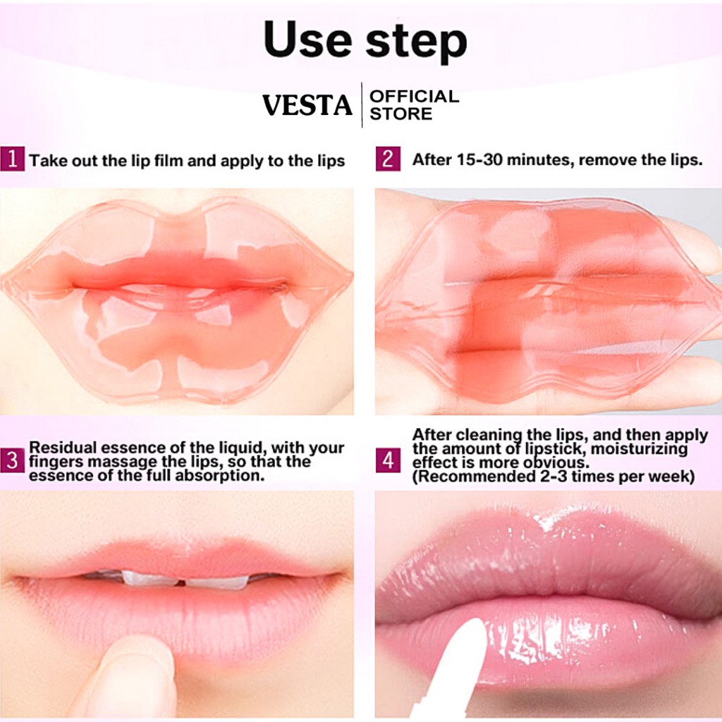 Mặt Nạ Dưỡng Môi - Lips Mask Collagen Images