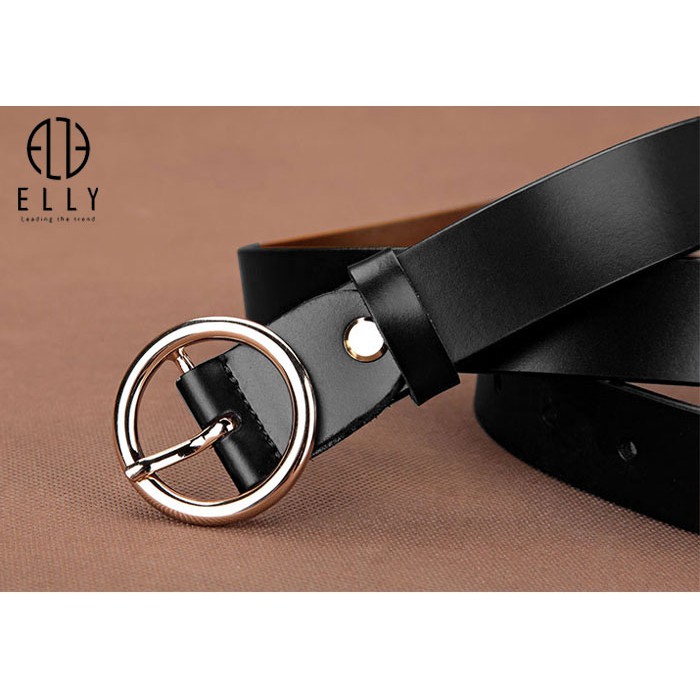 Dây lưng nữ cao cấp da thật ELLY – ED19