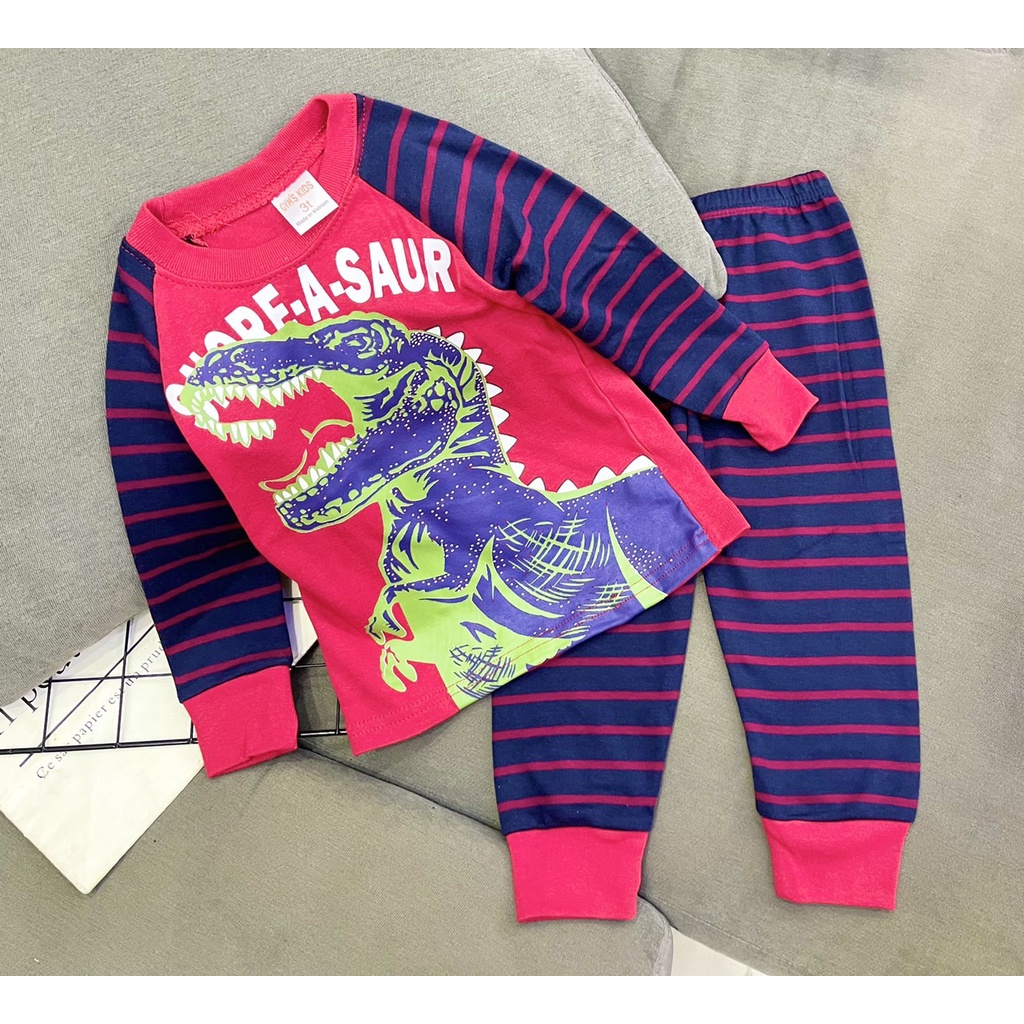 Đồ bộ bé trai Cotton dài tay thu đông xuất hàn - sỉ quần áo trẻ em