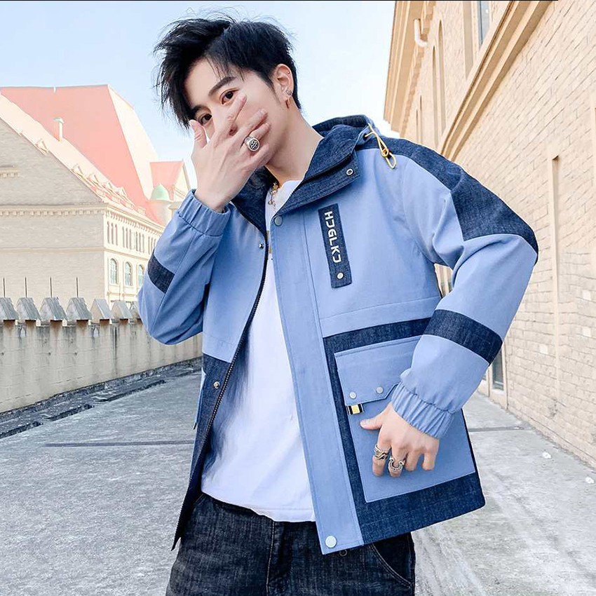 Áo Khoác Nhẹ Nam Thu Đông Phối Màu Giả Bò Có Túi Thanh Lịch Thời Trang Hàn Quốc ZENKODLMEN AO KHOAC NAM 9000052 | BigBuy360 - bigbuy360.vn