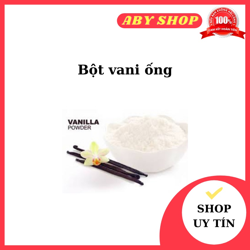 Bột vani ống ⚡ GIÁ SỐC ⚡ vỉ 10 ống vani dùng để làm bánh, mứt, kem, nấu chè
