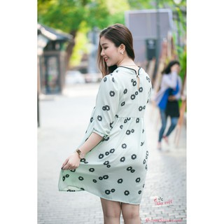 Đầm bầu thiết kế sườn xám