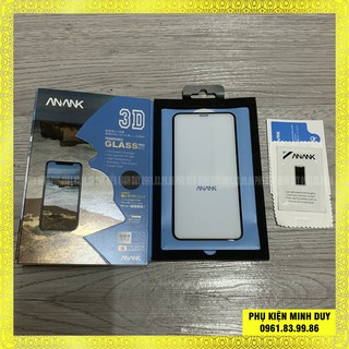 Kính cường lực Full màn Anank Fast 3D thương hiệu Nhật Bản cao cấp cho các đời Iphone