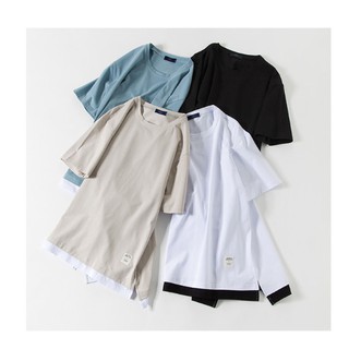 Áo thun layer 3 xẻ tà