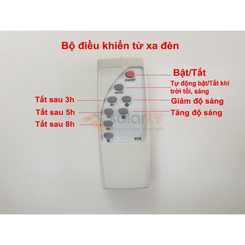 [Siêu Sale] Đèn năng lượng mặt trời, đèn pha led 100w IP67 có remote tấm pin rời dây 5m  chống nước, bảo hành 36 tháng