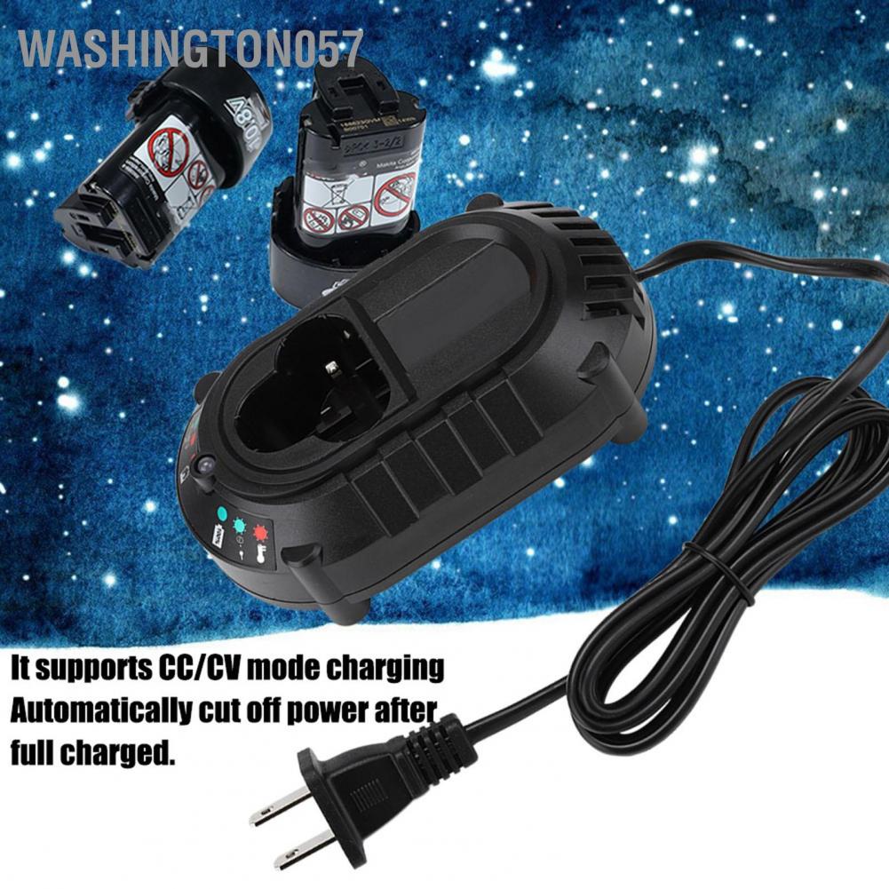 Có thể bán buôn Makita BL1013 Bộ sạc chế độ Li-ion CC / CV 7.2V 10.8V 100‑240V Hàng giao ngayWashington057