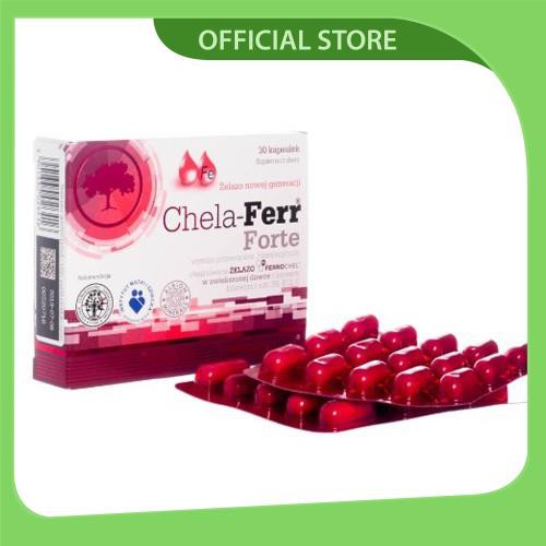 Chela-Ferr® Forte – Hỗ trợ bổ sung và dễ hấp thu sắt, cải thiện thiếu máu do thiếu sắt - Hộp 30 viên