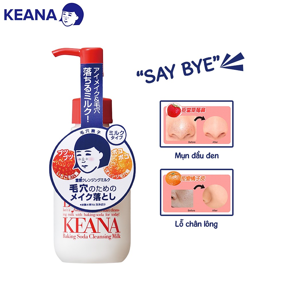 Sữa Rửa Mặt Keana Baking Soda Cleansing Milk 150ml