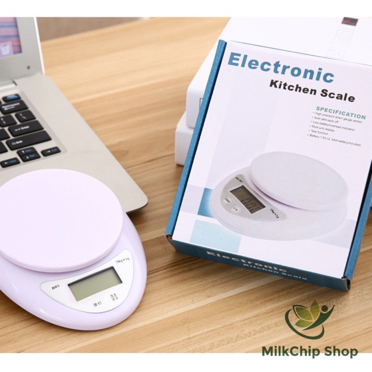 Cân điện tử mini Electronic Kitchen Scale, cân điện tử nhà bếp cân thực phẩm 5kg