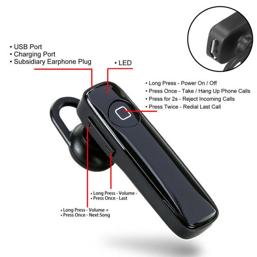 Tai Nghe Nhét Tai Bluetooth Không Dây | BigBuy360 - bigbuy360.vn