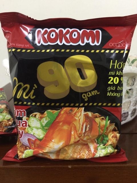 Thùng Mì kokomi đại gói 90g - có bán lẻ