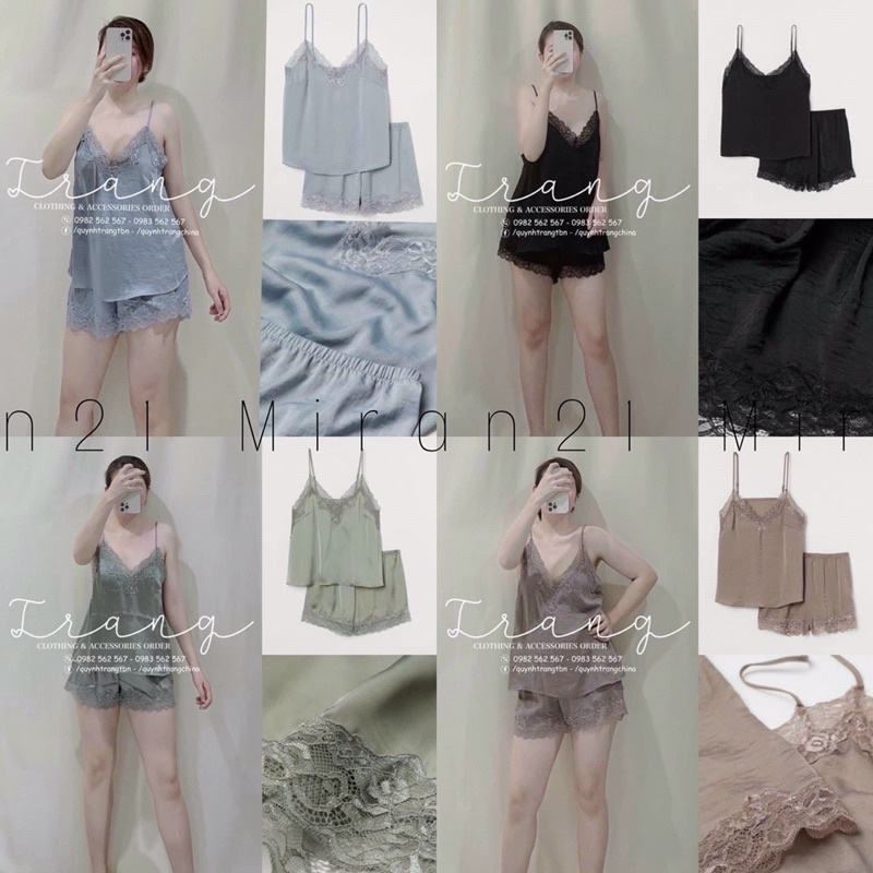 Bộ Ngủ Lụa Phối Ren | BigBuy360 - bigbuy360.vn