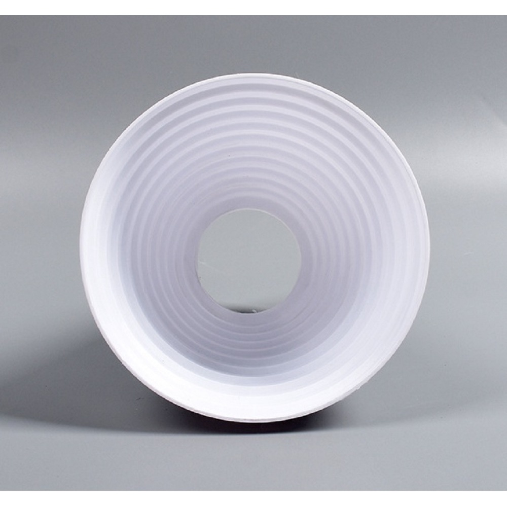 Côn thu pvc đa khấc đa năng, phễu thu pvc nối thông gió d200-d100