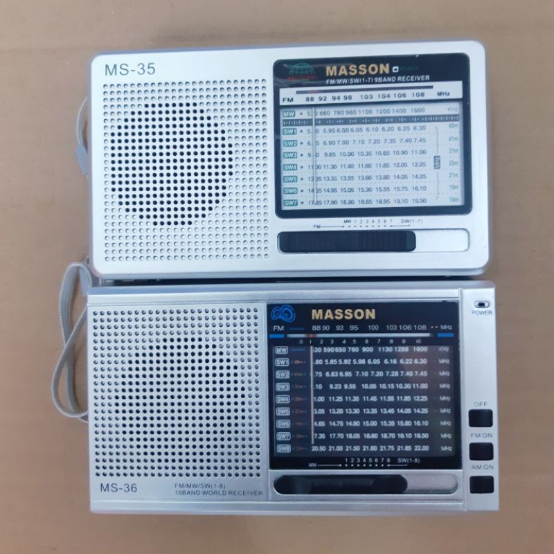 Radio MASSON Sử Dụng 3 Viên Pin AA