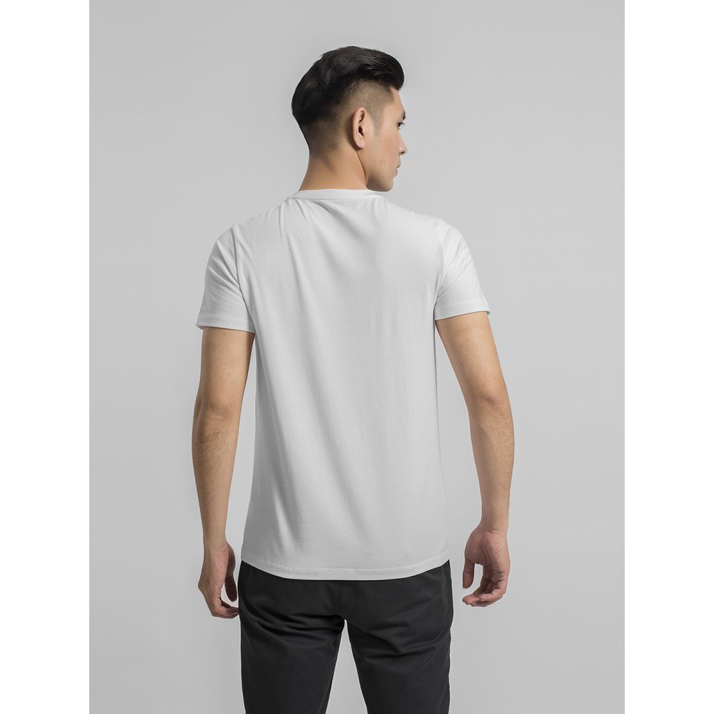 Áo thun nam mềm mát Aristino ats018S9 Slim