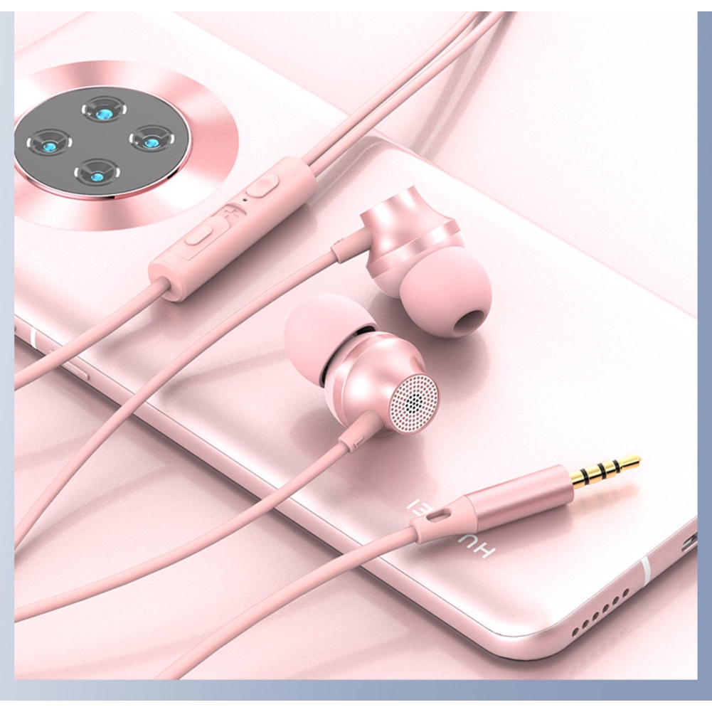 Tai Nghe Có Dây Tai Nghe Hifi Siêu Bass 3.5Mm Loại-C Chống Ồn-Tai Nghe Stereo Tai Nghe Nhét Tai Công Thái Học tai Nghe Nhét Tai Thể Thao Rccu