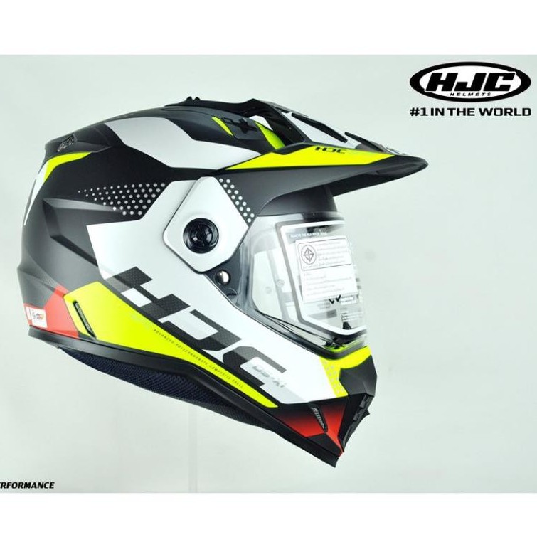 [BH 05 NĂM] Mũ bảo hiểm Full Face Dual Sport HJC DS-X1 tactic MC3HSF Adventure - Mũ cào cào, chuyên Motor địa hình,phượt