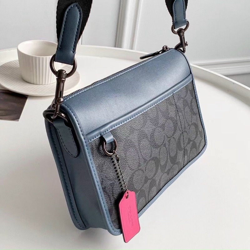 TÚI ĐEO CHÉO COACH HERITAGE UNISEX C8141