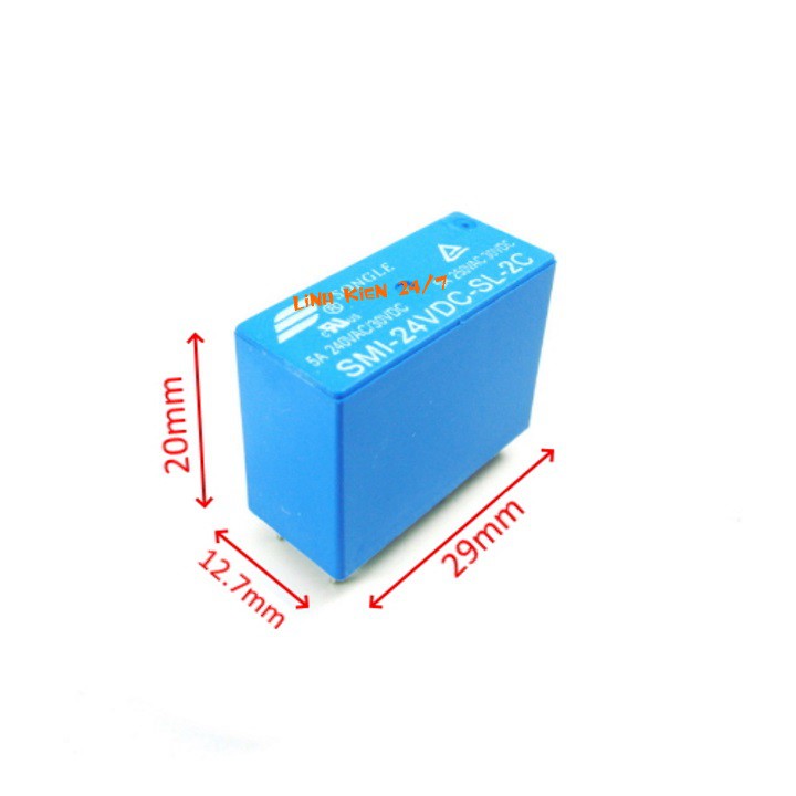 Relay Songle 8 Chân SMI-12VDC-SL2C 12V 5A