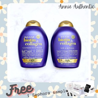 Bộ gội xả ogx biotin & collagen 385ml